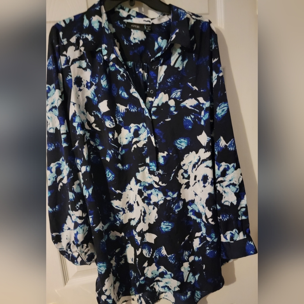 NEW Apt 9 Womens 1X Tunic Blouse
